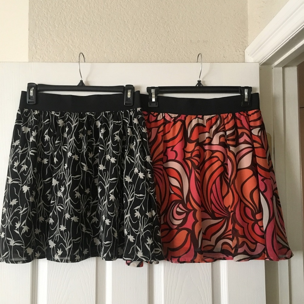 LIKE NEW ~ Floral Skirts from Target